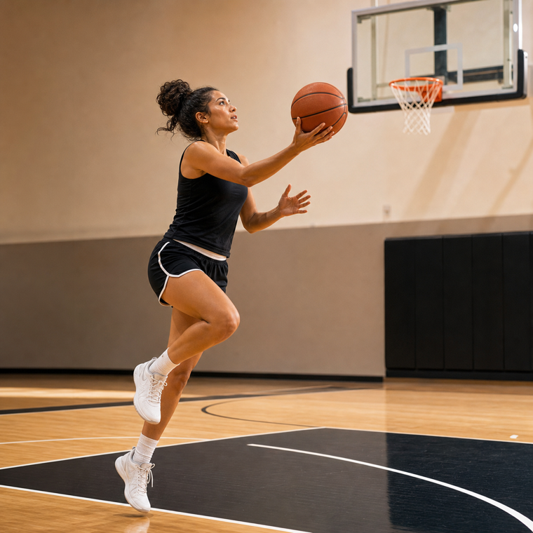 Basketball visual for Set feet