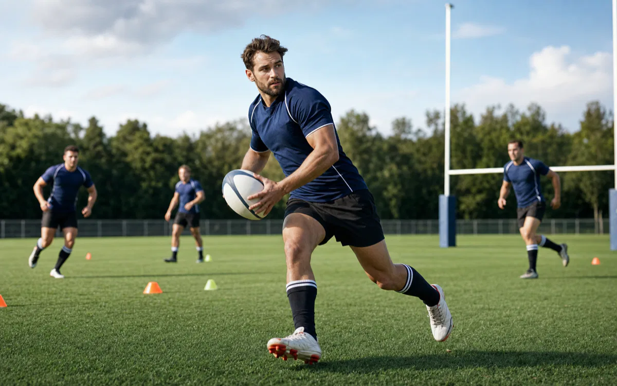 Rugby visual for Lower hips