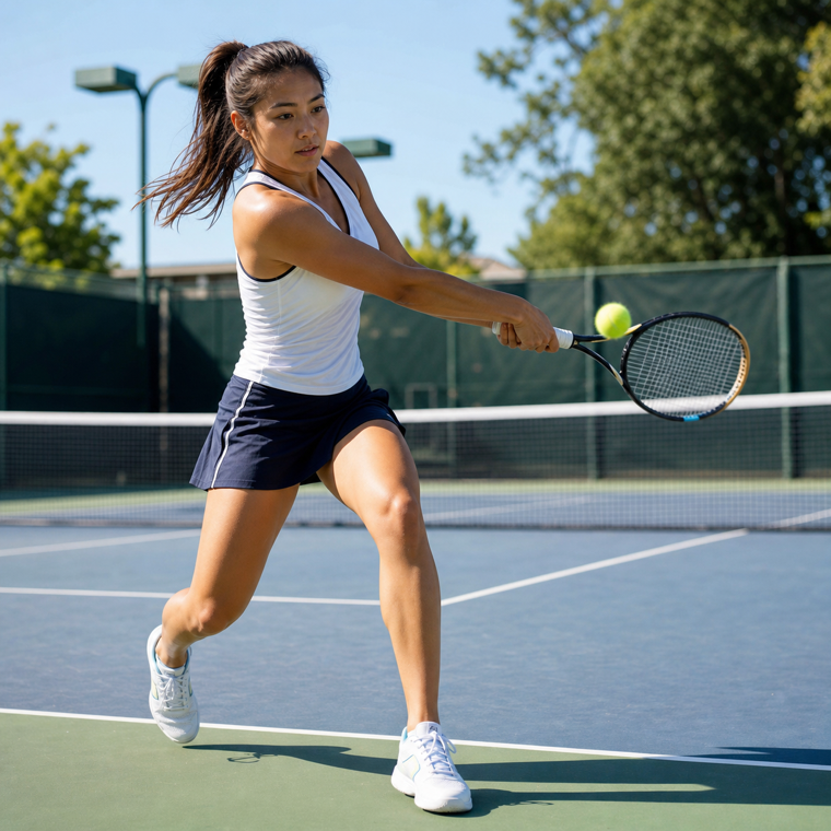 Tennis visual for Turn shoulders early